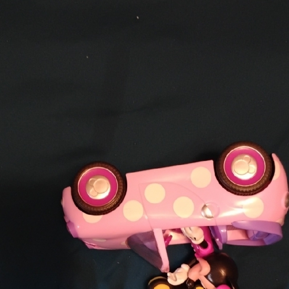 Disney Minnie Mouse Pink Toy Car - Picture 3 of 4